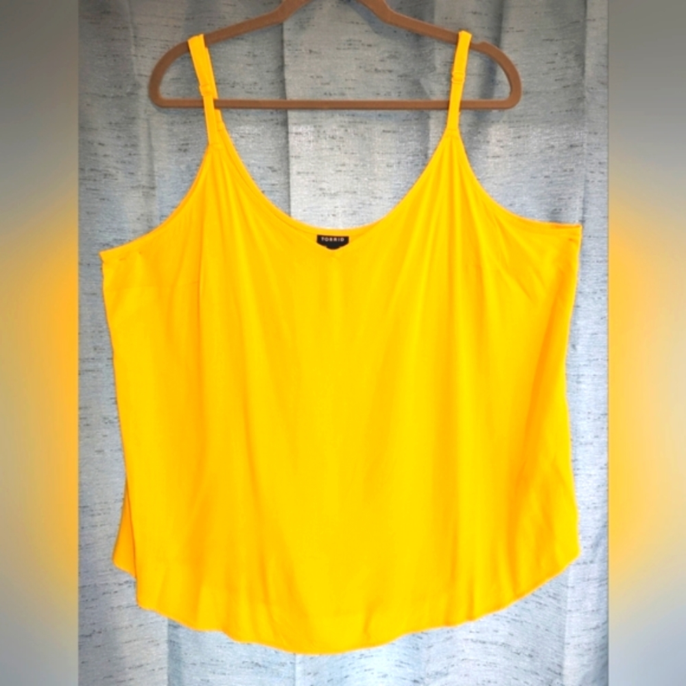 Torrid Beautiful yellow strappy tank